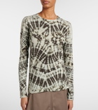 Proenza Schouler Mia tie-dye cotton jersey top
