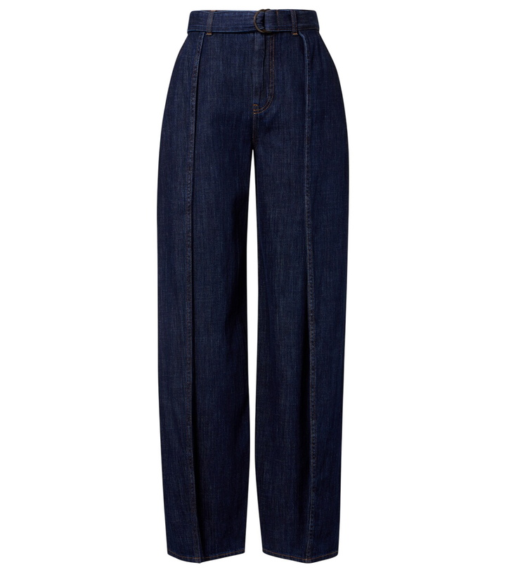Photo: Loewe Belted high-rise wide-leg jeans