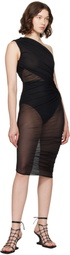 Rick Owens Lilies Black Amira Minidress