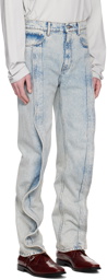 Y/Project Blue Banana Slim Jeans