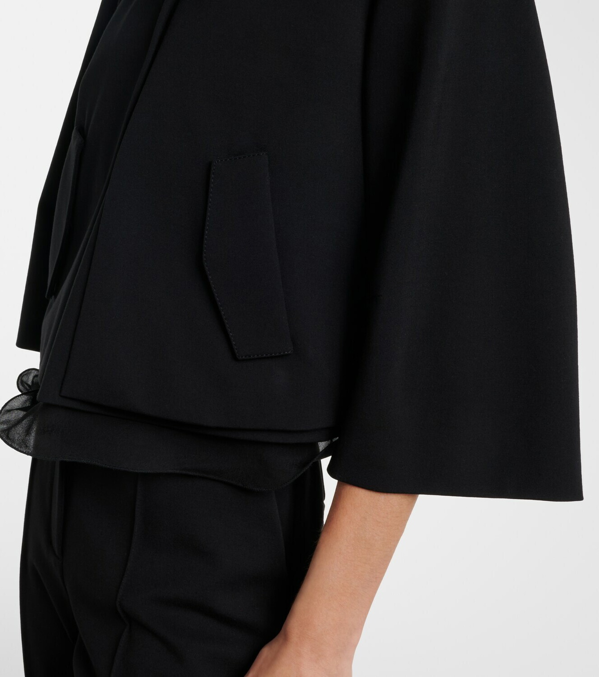 Dorothee Schumacher Emotional Essence jersey cropped jacket