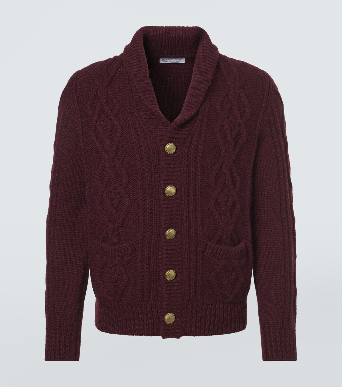 Brunello Cucinelli Cable-knit cashmere cardigan Brunello Cucinelli