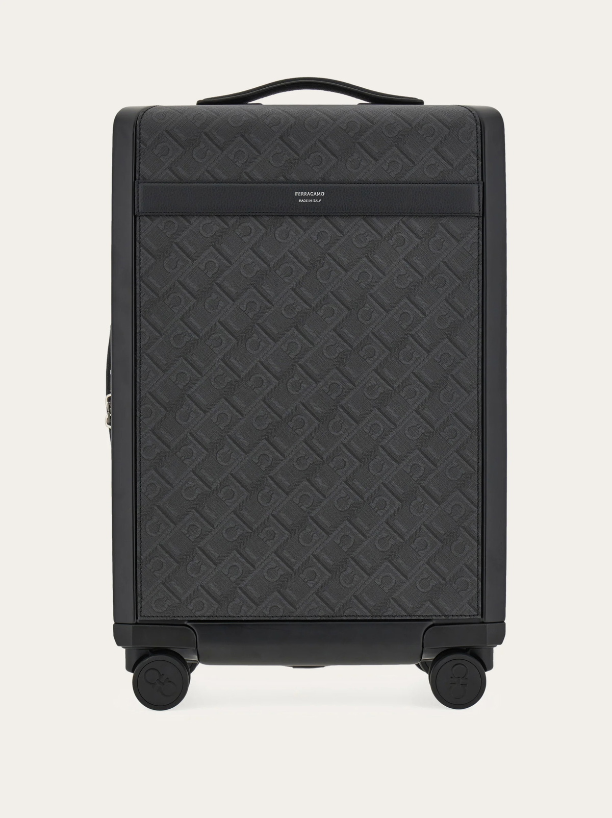 Ferragamo Mens Ferragamo Monogram hand luggage in Black