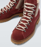 Eleventy Suede lace-up boots