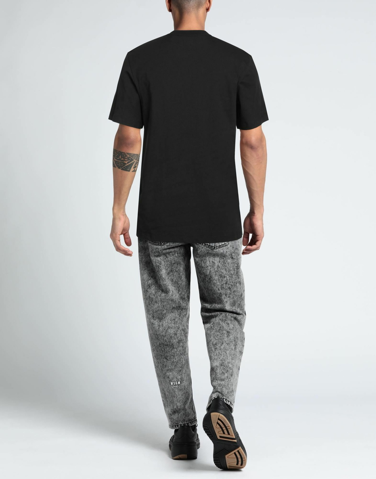 Msgm Mens T-shirt in Black