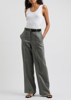 Remain BY Birger Christensen Straight-leg Twill Trousers Grey 32 (UK4 / Xxs)