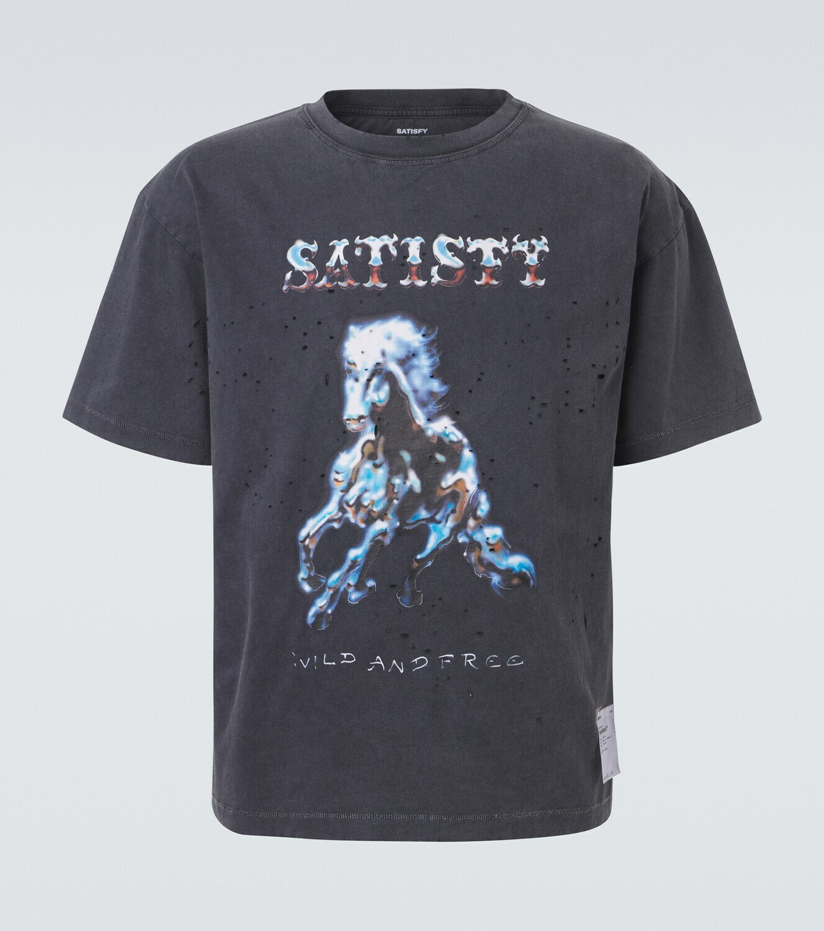 Satisfy MothTech™ printed cotton jersey T-shirt