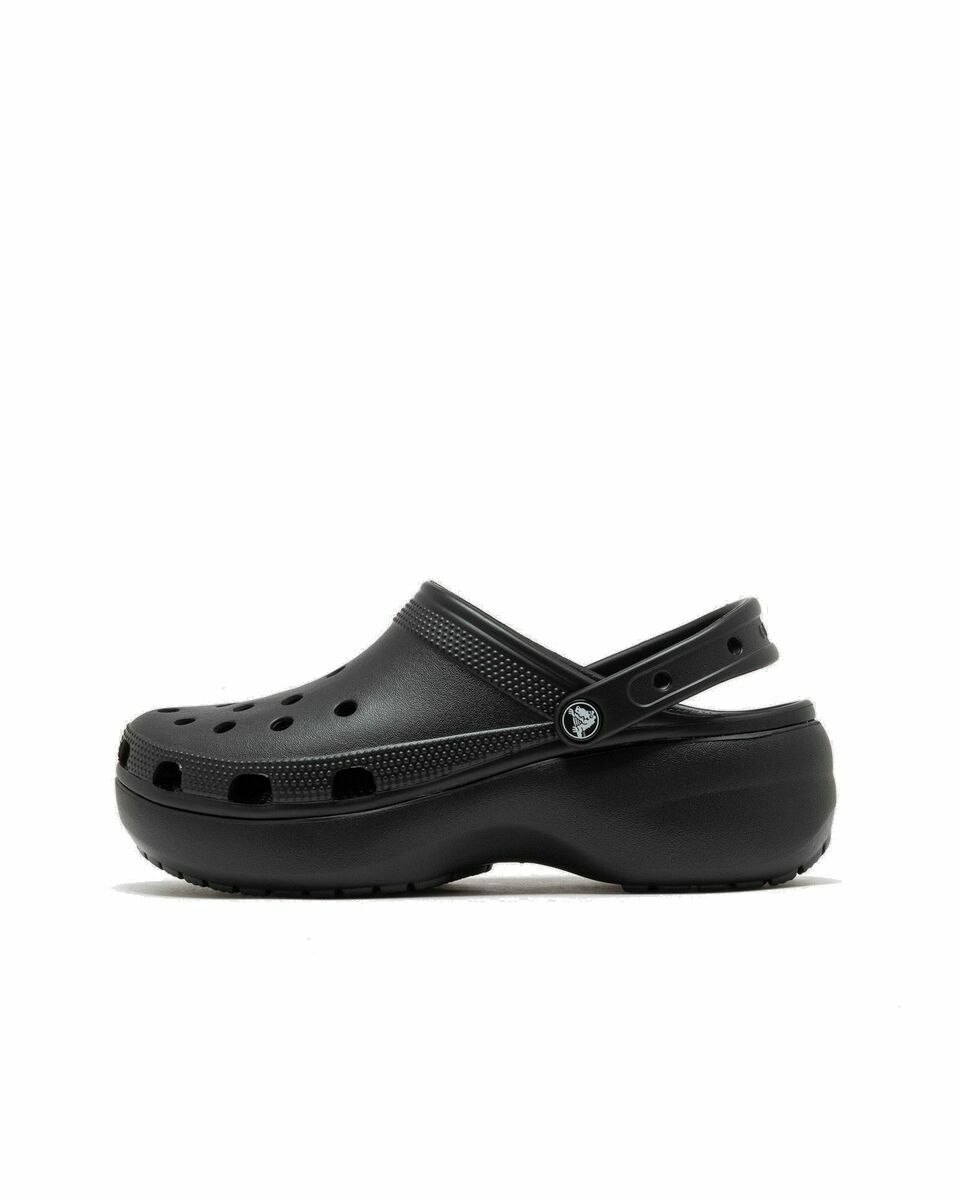 Photo: Crocs Classic Platform Clog Black - Womens - Sandals & Slides