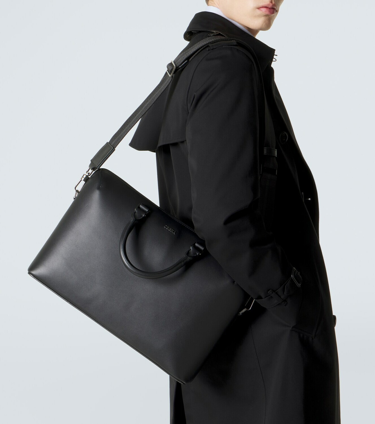 Zegna Leather briefcase