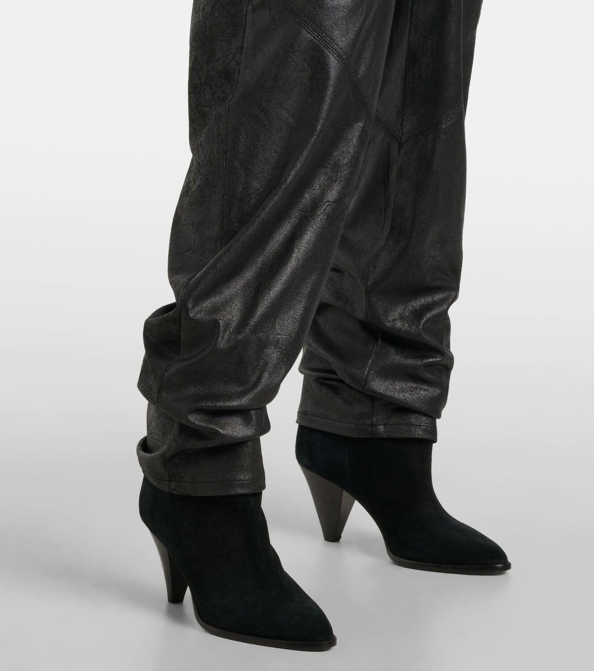 Isabel Marant Faux leather jumpsuit