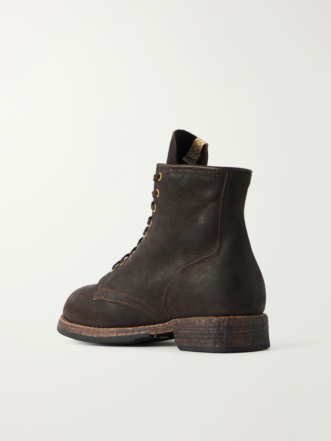 Visvim - Brigadier Leather Lace-Up Boots - Brown