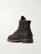 Visvim - Brigadier Leather Lace-Up Boots - Brown
