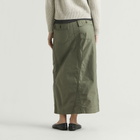 Needles Women's String Fatigue Midi Skirt in Olive