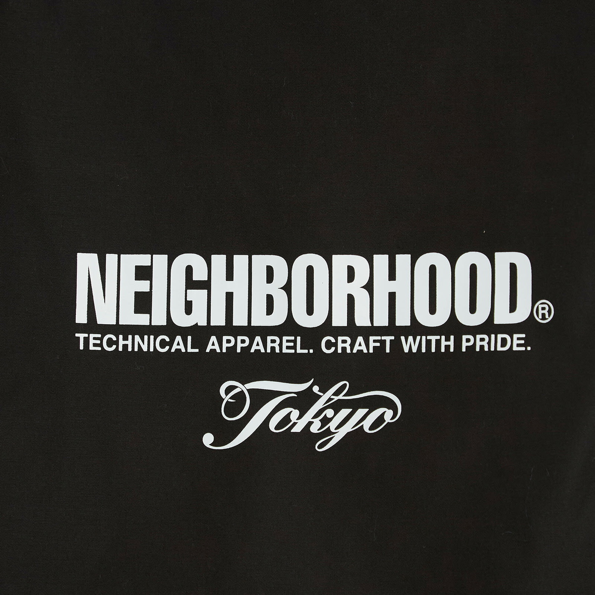 Neighborhood Men's Logo Shoulder Bag in Black 