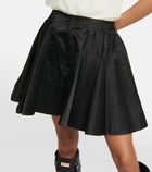 Noir Kei Ninomiya High-rise satin shorts