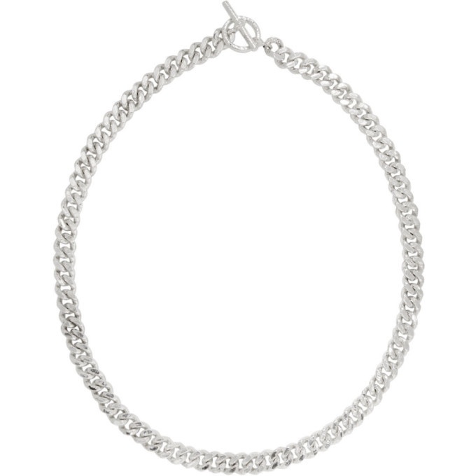 Photo: Pearls Before Swine Silver Small Sliced Link Necklace
