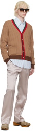 Gucci Brown Camel Hair Cardigan