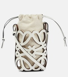 Loewe Paula's Ibiza Anagram canvas bucket bag