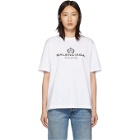 Balenciaga White Paris Laurel T-Shirt