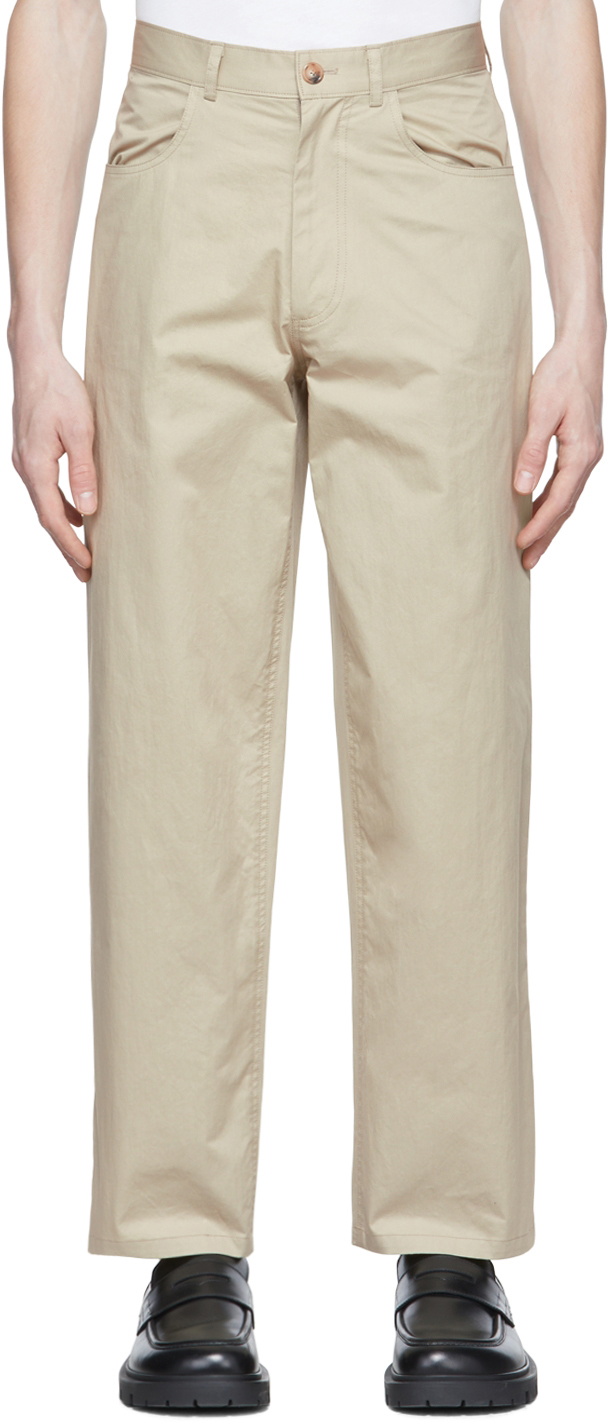 Maryam Nassir Zadeh SSENSE Exclusive Khaki Transmission Trousers