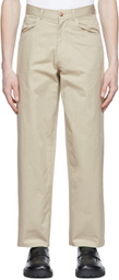 Maryam Nassir Zadeh SSENSE Exclusive Khaki Transmission Trousers