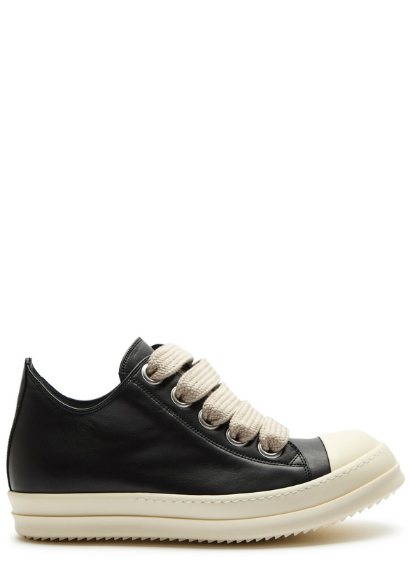 Photo: Rick Owens Jumbo Leather Sneakers Black