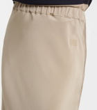 Max Mara Silk satin slip skirt