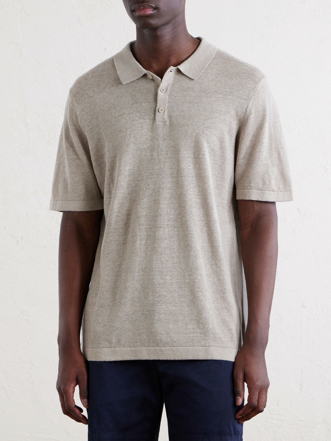 Onia - Linen Polo Shirt - Neutrals