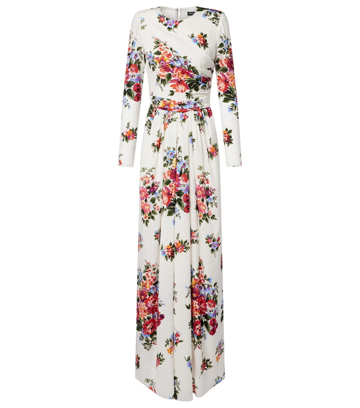 Photo: Dolce&Gabbana Floral silk-blend charmeuse gown