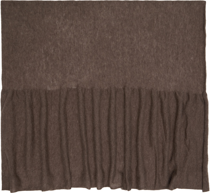 Photo: Cordera Taupe Merino Wool Shawl Scarf