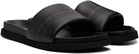 Off-White Black Industrial Belt Slider Sandals