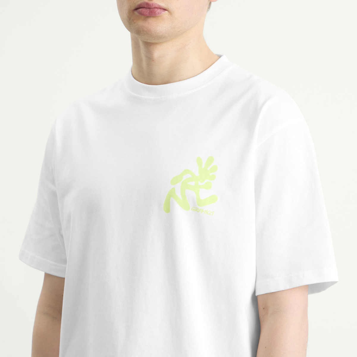 Gramicci Men's Running Man T-Shirt in White