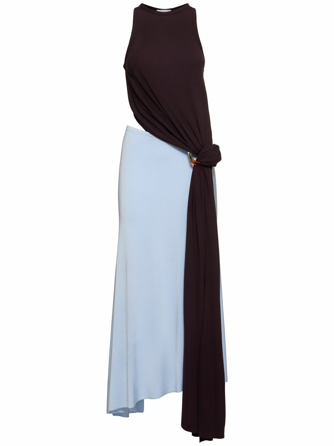 VICTORIA BECKHAM Fluid Jersey Cut-out Midi Dress Victoria