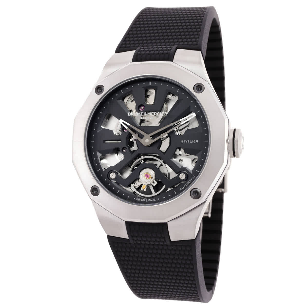 Baume et Mercier Riviera Automatic Black Dial Mens Watch M0A10721