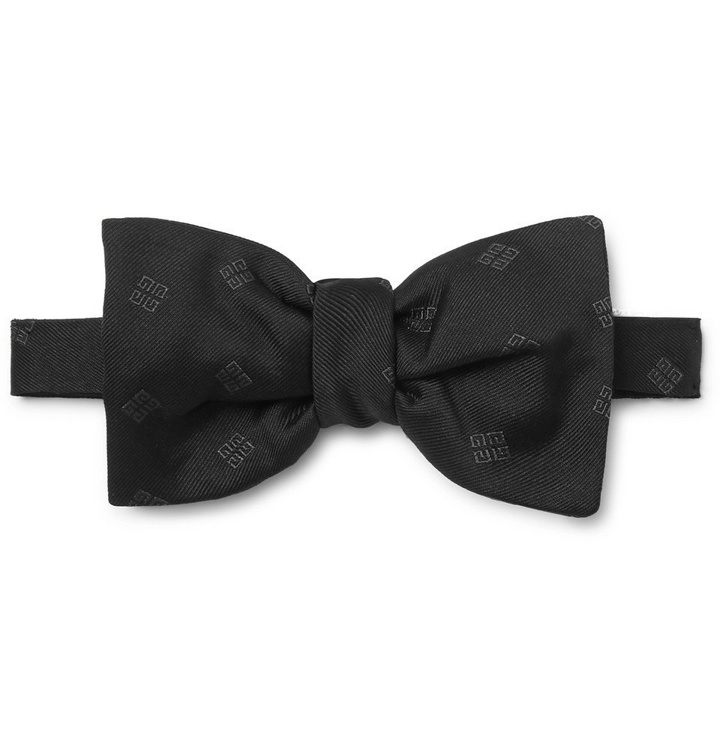 Photo: Givenchy - Pre-Tied Silk-Jacquard Bow Tie - Black