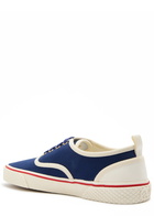 Valentino Garavani Nojoke Panelled Canvas Sneakers Blue