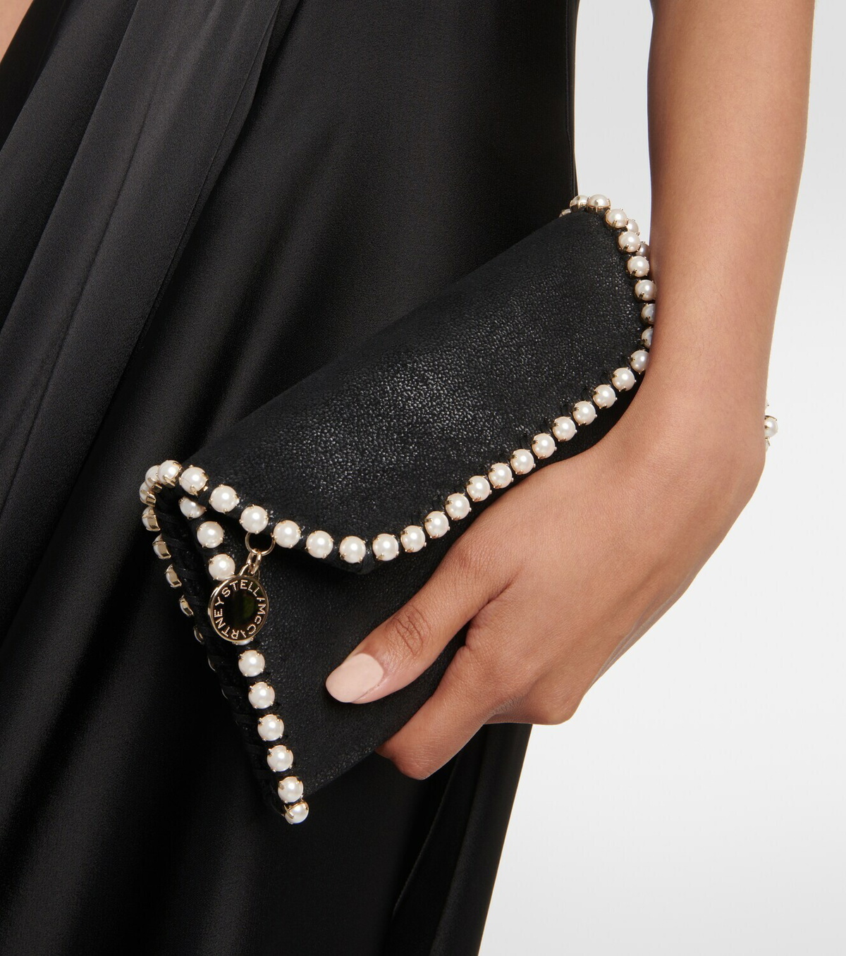 Stella McCartney Falabella embellished clutch bag Stella McCartney