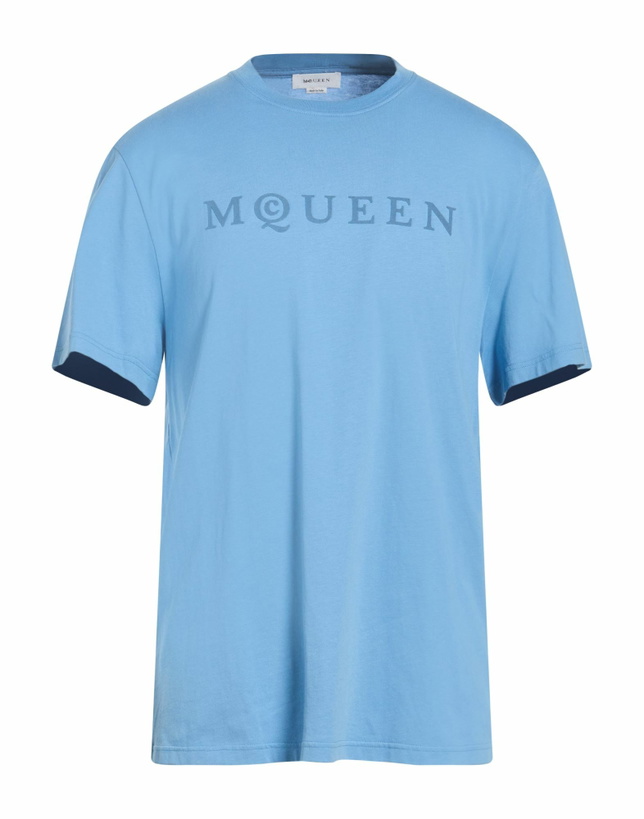 Photo: Mcqueen Mens T-shirt Light in Blue