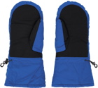 Off-White Blue Bounce Race Ski Mittens