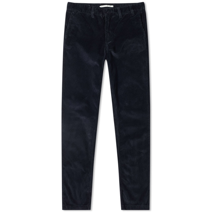 Photo: Norse Projects Aros Corduroy Chino Dark Navy