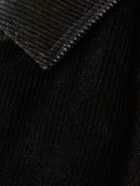 The Elder Statesman - Ombré Cotton-Corduroy Bomber Jacket - Brown