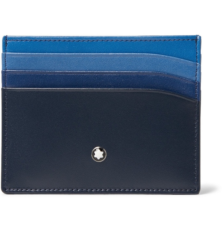 Photo: Montblanc - Meisterstück Dégradé Leather Cardholder - Blue
