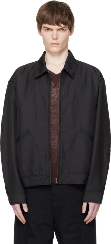 Photo: nanamica Black Polyester Twill Deck Jacket
