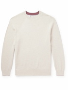 Brunello Cucinelli - Ribbed Cotton Sweater - Neutrals