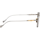 Cutler and Gross Gunmetal The Great Frog Edition Capri Rectangular Sunglasses