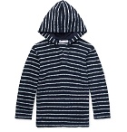 Orlebar Brown - Boys Ages 4 - 12 Harley Striped Cotton-Terry Hoodie - Men - Navy