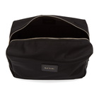 Paul Smith Black Nylon Multistripe Washbag Pouch