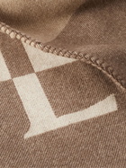 Loewe - Logo-Detailed Striped Mohair-Blend Blanket