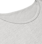 Hartford - Slub Linen T-Shirt - Light gray