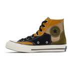 Converse Green and Yellow Chuck 70 High Sneakers